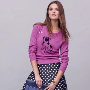 Halogen • French Bulldog Cashmere Crewneck Sweater